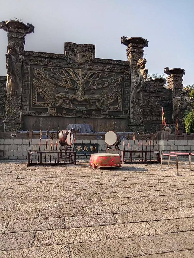 第一次到湖北三国赤壁古战场拍照片记录留念